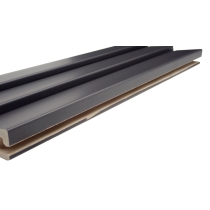 RADIANT - 6X16 WAVE, BLACK, MATTE